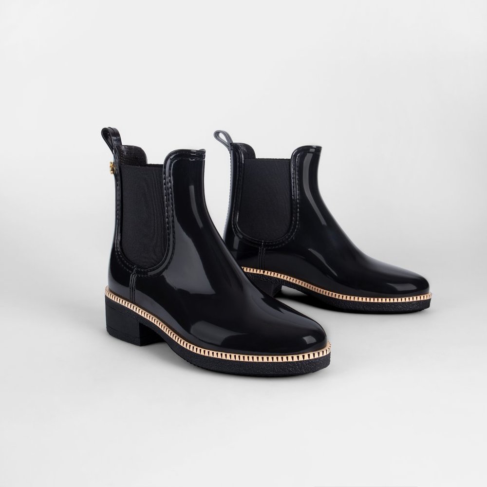 Lemon Jelly Chelsea Ankle Rainboots Ava Sz 6.5/7